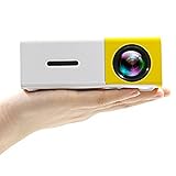Camecho Mini Portable Projector LED Video Home Theater, Built-in Speaker, 1080P Full Color Media Player Personal Cinema TV Laptop Game - Entertainment Projectors