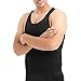 TopTie Men's Slimming Body Shaper Compression Shirt, Shapewear Sculpting Vest Muscle Tank