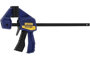 Irwin T53006EL7 Micro Clamps, Blue/Black, 115 mm