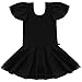 TiaoBug Girls Ballet Tutu Dance Costume Dress Kids Gymnastics Leotard Skirt Size 7-8 Black