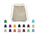 BagzDepot Promotional Polyester Drawstring Backpack, Cinch pack, Sack bag