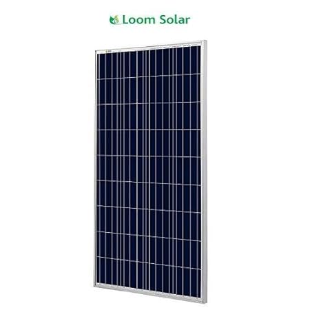 Loom solar Panel 160 watt - 12 Volt Multi crystalline (Pack of 2)