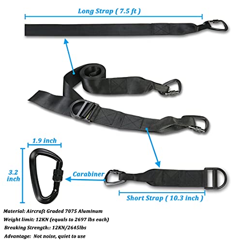 Huntury Lineman's Climbing Strap, Lineman Belt, Tree Climbing Harness