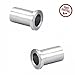 (Pack of 2) Steel Spanner Flanged Bushing 1/2