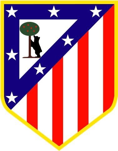 (2) x Atlético Madrid Wall Sticker Logo4"x5"