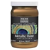 Modern Masters MM238 Matte Metallic Paint, Blackened Bronze, Quart