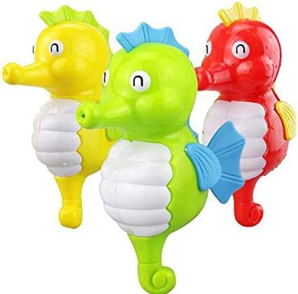 ベビーバスおもちゃバスタブおもちゃスイミングプールかわいい風楽しいタツノオトシゴ入浴フローティング時計仕掛け動物おもちゃ 幼児用男の子女の子セット3 14歳男の子と女の子ギフト ランダム Teamdriven Us