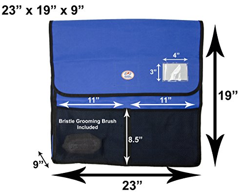 Derby Unique Winter Blanket Storage Bag with 4 Desiccants & Grooming Pockets (Black) - Thumbnail 5