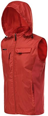 2 in 1 Detachable Hood Multi-Pockets Outdoors Travels Sports Vest