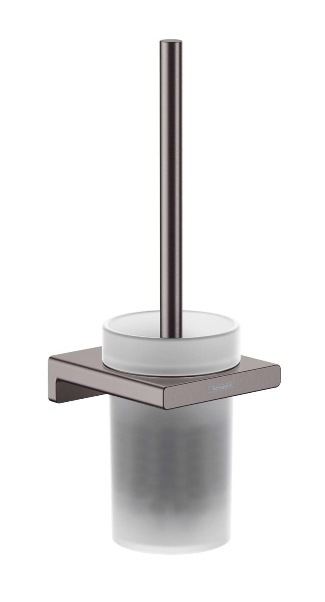 hansgrohe AddStoris Toilet brush holder wall-mounted, brushed black chrome, 41752340