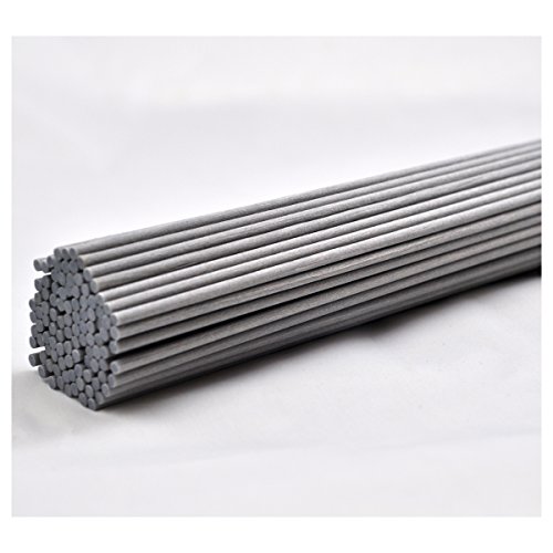 Ougual 50 Pieces Fiber Reed Diffuser Replacement Refill Sticks for Aroma Fragrance (Gray, 12" x3mm)