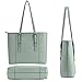 ZYSUN Laptop Tote Bag Fits Up to 15.6 IN Awesome Gifts for Women (Mint Green)