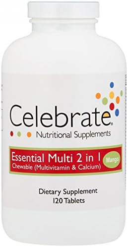 Essential multi 2 in 1 chewable supplement