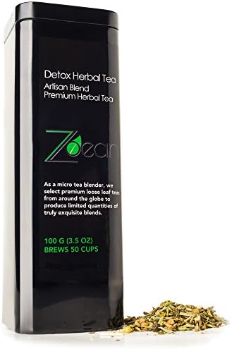 Zoean Herbal Mint Tea, Artisan Blend Premium Quality, 100% REAL NATURAL TEA , no added preservatives, Whole-Body organic cleanse, 100 Grams/3.5oz