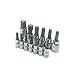 Mainpoint Star Torx Bit Socket Set 13 Pieces T8 - T70 CRV 1/2