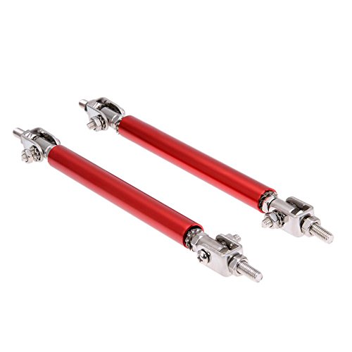 image for Whitelotous 2pcs Universal 100mm Adjustable Car Auto Front Bumper Lip 