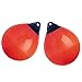 X-Haibei Pair of Boat Fenders Ball Round Anchor Buoy, Dock Bumper Ball Inflatable Vinyl Shield Protection Marine Mooring Buoys