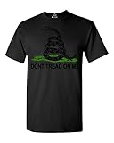 Shop4Ever® Don't Tread On Me T-shirt Gadsden Flag Shirts