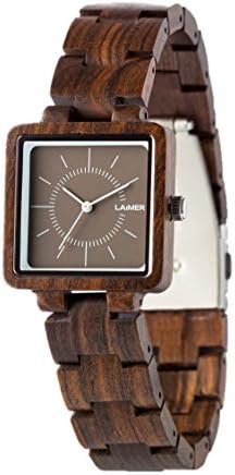 LAiMER Women's Wooden Watch ISABEL - Wrist Watch made of natural Sandalwood - Nature & Lifestyle