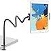 Nulaxy Tablet Holder, Flexible Gooseneck Tablet Stand Mount for iPad, iPhone, Samsung Galaxy Tabs, Amazon Kindle Fire HD and More 4.7-10.5” Devices, Good for Desk, Bed, Kitchen, Office-Black