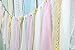 Lace Tassel Garland, Rag Tie Banner Already Assembled For Rustic Wedding Baby Shower Photo Backdrop Party Decor Nursery Decor Girls Birthday Decor Boho Chic Decor Home Decor 5Ft(White+Gold+Pink)