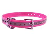 Sparky PetCo PetSafe compatible Garmin Alpha 100 TT10, TT15, T5, and Garmin Astro 320 220 DC50 Reflective Replacement Collar Strap (Reflective Pink)