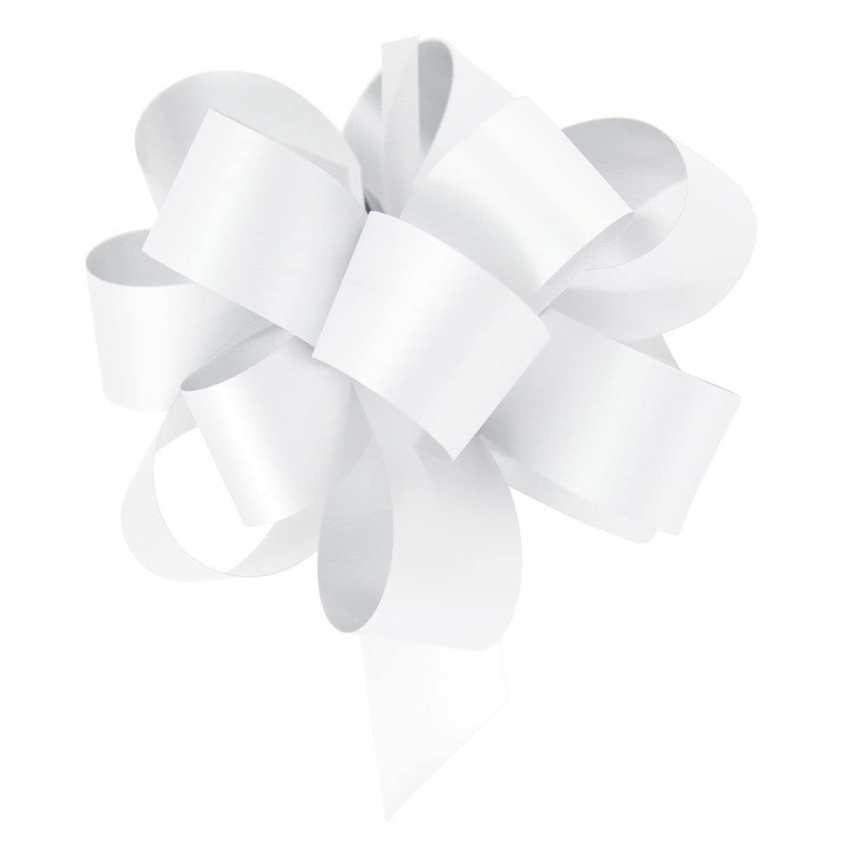 Pull Bow Ribbons - Pack of 10 (White)