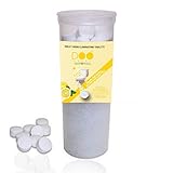 NEW- Lemon Doo Drops- Toilet Odor Eliminating Tablets -Drop.Go.Flush / Home & Office / Traps the smell so no one can tell- 50 Flushes / Professional Grade