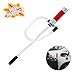 S&L-Winyer Battery-Operated Liquid Transfer Pump Color Red，Fuel Transfer Pump for Gasoline，Filter mask (Red)