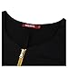 Miusol Women's Deep-V Neck 2/3 Sleeve Slim Sexy Business Dress