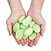 SapphrGlo Huge Glow Stones-Glow in Dark Rocks Large-Decorative Rocks for Beta Fish Aquariums-Garden Glow Rocks River Rocks-Beta Fish Decor Fish Tank Decorations-Glow Pebbles Green (24 pcs)