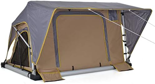 TENT ADKINC 87" Roof Top, Camper Trailer Rooftop with Ladder for Car& Truck Camping Car Top Auto Waterproof Hard Shell, (With hydraulic system)