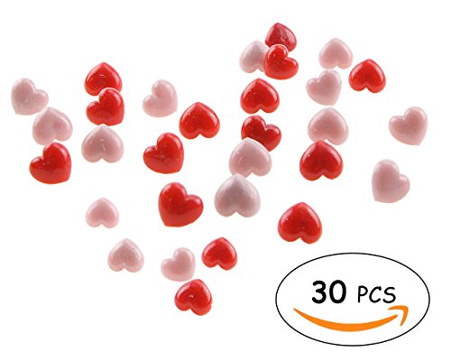 Cartoon Pushpin Combination 30 Pcs Heart Shaped Thumbtacks for Feature Wall, Whiteboard, Corkboard, Photo Wall