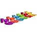 Klickpick Home Children Plastic Dinnerware Set Of 36 Pieces 6 colors Kids Set Includes, Kids Cups, Plates, Bowls, Flatware Set, Toddler Dishes Tumblers Reusable, Microwave Dishwasher Safe