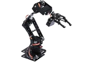 6DOF Robot Mechanical Arm Clamp Claw Kit MG996 Analog Steering Gear for College Teaching and DIY Production