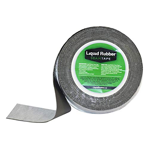 Liquid Rubber RV Roof Coating/Sealant 5 Gallon Kit - Includes RV Coating, 4" x 50' Seam Tape, EPDM Primer, Cleaner, Brushes, Rollers, and Gloves | Brilliant White - Thumbnail 4