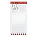 C.R. Gibson Red Magnetic Grocery and Shopping List, 9.1'' x 4.5'', 75 Sheets