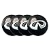 4pcs C018 56.5mm Car Styling Accessories Emblem Badge Sticker Wheel Hub Caps Centre Cover Infiniti Q50 Q60 Q70 ESQ QX50 QX60 QX70 JX EX FX QX