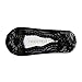 Habiter Women's Non-Skid Lace Sock,3 Pairs No Show Sock with Silicone Heel Black One size Fits US Women Shoe size 5.5-8.5.