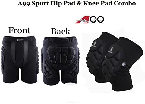 A99 Sport Ski Hip Pad &amp; Knee Pad Combo (Large)