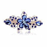 Sankuwen Flower Design Rhinestone Hairpin Clip Accessories