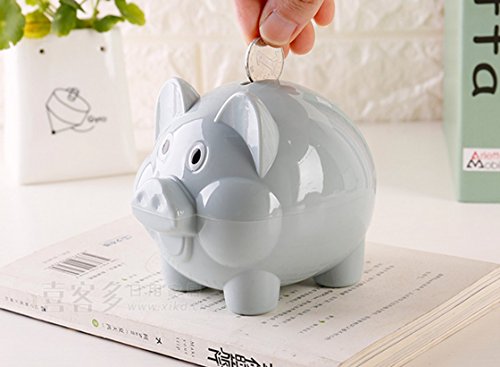 Cute Cartoon Pig Piggy Bank plastic Money Saving Box Creative gift for Kids Children