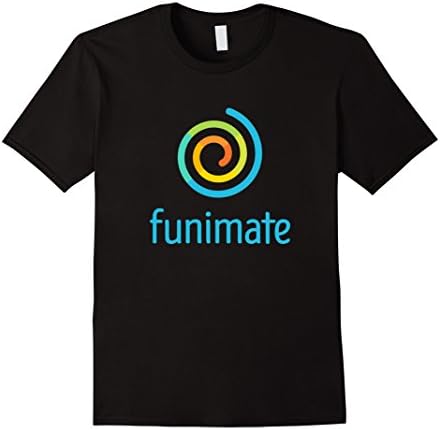 Mens Offical Funimate T-Shirt Large Black