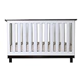 Pure Safety Vertical Crib Liners in True White Cotton 2 Pack