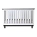 Pure Safety Vertical Crib Liners in True White Cotton 2 Pack