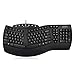 Perixx Periboard-512 Ergonomic Split Keyboard - Natural Ergonomic Design - Black - Bulky Size 19.09"x9.29"x1.73" primary