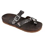 Corkys Women's Santa Ana Strappy Slip On Sandals Pewter