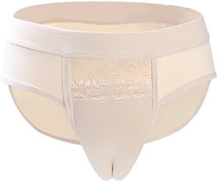 REDQIN Hiding Gaff Panty Shaping Brief Thong for Crossdresser Transgender
