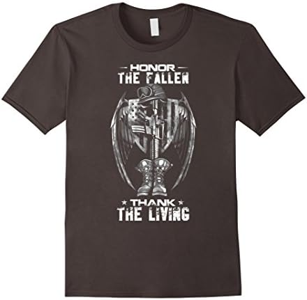 Mens Honor The Fallen - memorial day shirts XL Asphalt