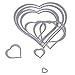 Pack of 10 Heart Shape Cutting Dies Stencil Template Mould for DIY Scrapbook Metal Embossing Album Paper Card Craft Gift